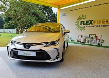 Toyota Flex Fuel car unveiled in India