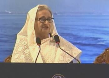 কোস্টগার্ডের ‘ভি-স্যাট’ কমিউনিকেশন সিস্টেম উদ্বোধন করলেন প্রধানমন্ত্রী