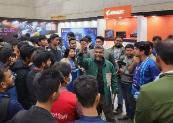 ঢাকা মোটর শো-তে গিগাবাইট গেমিং সিমুলেটর