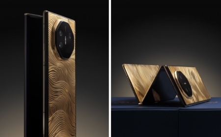 Huawei Mate X3 Ultimate: A Golden Marvel by Caviar