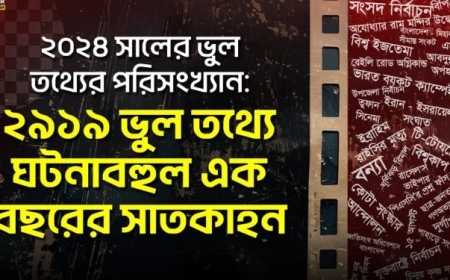 ২০২৪ সালে দেশে রেকর্ড ২৯১৯টি ভুল তথ্য ছড়িয়েছে, সবচেয়ে বেশি ২৩৩০টি ফেসবুকে: রিউমর স্ক্যানার