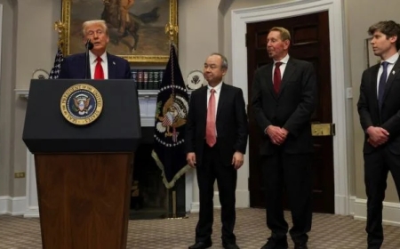 এআইতে ৫০০ বিলিয়ন ডলার বেসরকারি বিনিয়োগের ঘোষণা দিলেন ট্রাম্প