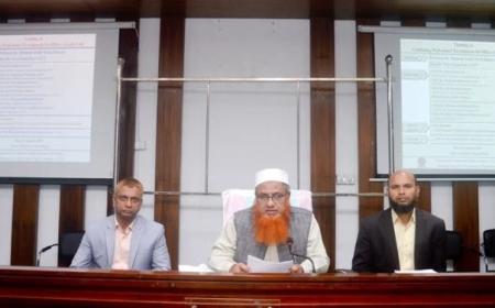 প্রশিক্ষণ প্রদানের মাধ্যমে মানবসম্পদের উন্নয়ন করা যায়: চুয়েট ভিসি