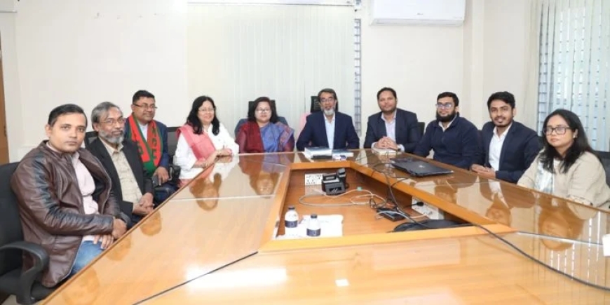 বিডিইউ আইকিউএসি’র সাথে ইউজিসি’র দ্বিপাক্ষিক সভা অনুষ্ঠিত