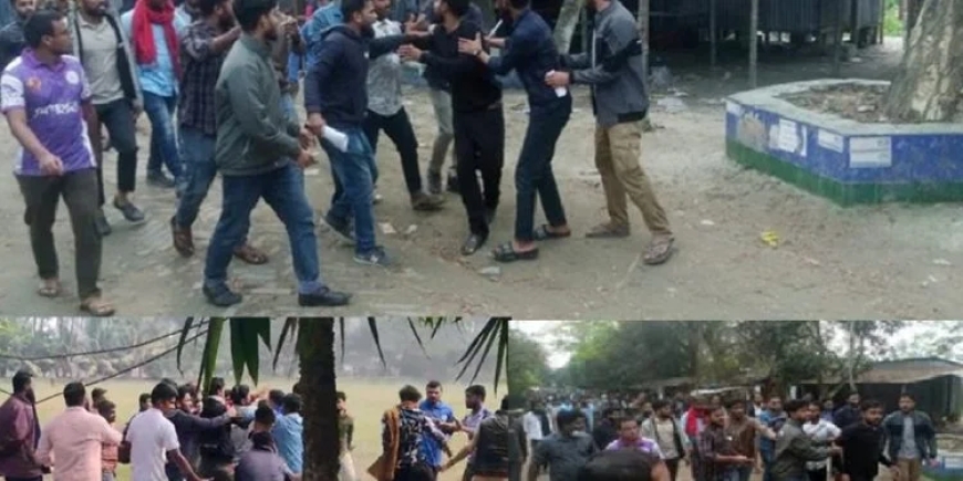 বশেমুরবিপ্রবিতে নিষিদ্ধ ছাত্রলীগের হামলায় সাংবাদিক সমন্বয়কসহ আহত ৪