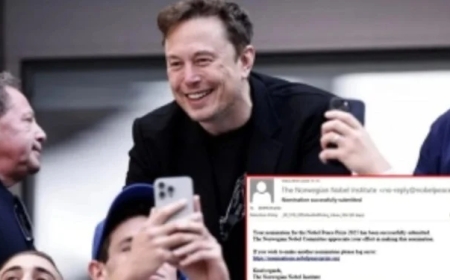 নোবেল শান্তি পুরস্কারে মনোনীত ইলন মাস্ক