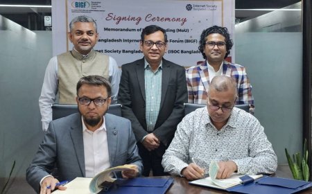 বিআইজিএফ ও আইসকবিডি-এর মধ্যে সমঝোতা সই