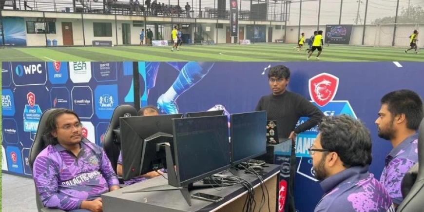 মাঠে গড়ালো দেশের প্রথম ফিজিট্যাল ফুটবল টুর্নামেন্ট