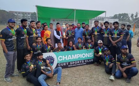 Civil Engineering Clinches Victory in CUET Inter-Department Cricket Final
