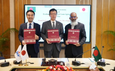 Japan Extends Economic Assistance: JICA Signs Two Loan Agreements with Bangladesh