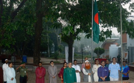 CUET Commemorates Independence Day with Solemn Ceremonies and Celebrations