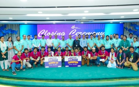 আন্তঃবিশ্ববিদ্যালয়  ন্যাশনাল ডাটা এনালাইটিকস্ প্রতিযোগিতায় চ্যাম্পিয়ন ড্যাফোডিল