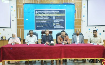 যবিপ্রবিতে পোশাক কারখানার সবুজ ভবিষ্যত নিয়ে সেমিনার অনুষ্ঠিত