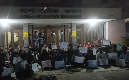 KUET Crisis Continues: Students Spend Pahela Baishakh Demanding Dorm Reopening