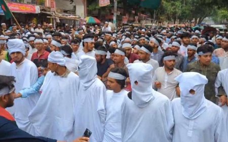 Polytechnic Protesters Parade with ‘Kafon’ in Capital Over Six-Point Demand