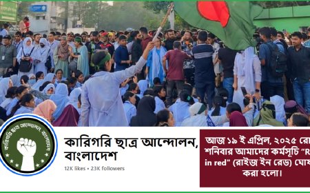 Polytechnic Protest Persists: ‘Rise in Red’ Human Chain Announced