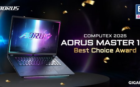 Gigabyte Garners Glory with AI Gaming Laptop at Computex 2025