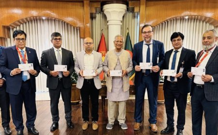 আন্তর্জাতিক টেলিযোগাযোগ দিবসের স্মারক ডাকটিকিট উন্মোচন