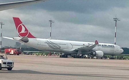 Turkish Airlines Flight Makes Emergency Landing After Engine Fire