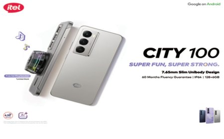 নতুন স্মার্টফোনে আইটেল সিটি সিরিজের যাত্রা শুরু