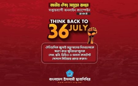 জাতীয় ঐক্যে সপ্তাহব্যাপী অনলাইন কর্মসূচি ঘোষণা