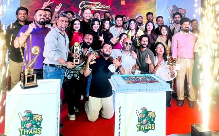 শোবিজ তারকাদের নিয়ে গিগাবাইট টাইটানস চ্যাম্পিয়ন সেলিব্রেশন নাইট অনুষ্ঠিত