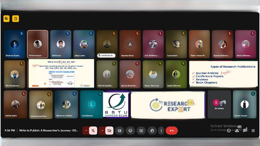 Fostering Future Fellows: Workshop Encourages Research Aspirations Among Bangladeshi Students