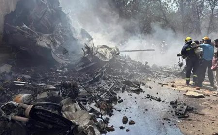 Deadly Descent: Air India Dreamliner Crashes Near Student Hostel in Ahmedabad
