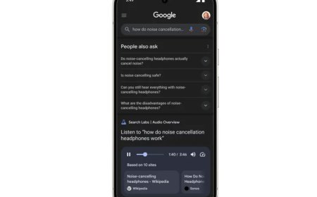 গুগল সার্চে যুক্ত হলো অডিও ওভারভিউ
