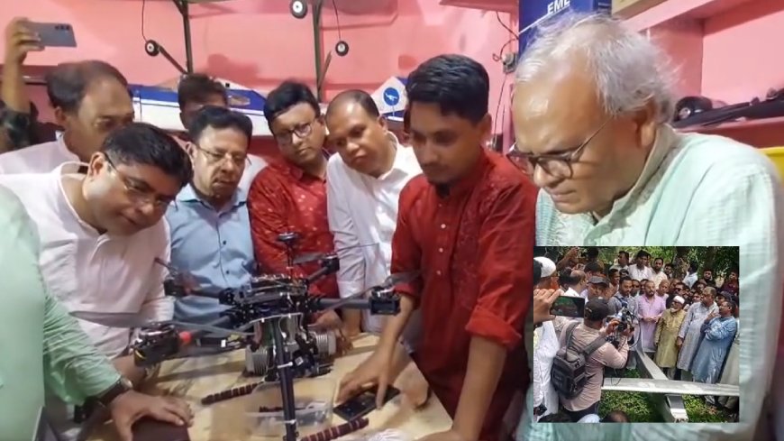 বাঁশখালীর ড্রোন নির্মাতা আশিরের পাশে বিএনপি