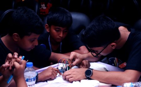 Rocketing Curiosity: Young Minds Launch Toward the Stars at BUBT Workshop