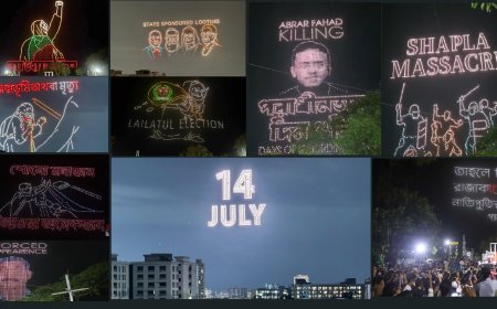 Drones Depict Dissent: Shahbagh Sky Illuminated with July Uprising Narratives