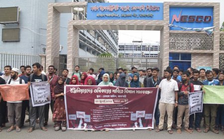 RUET Rises: Students Protest for Transparency in NESCO Engineer Recruitment