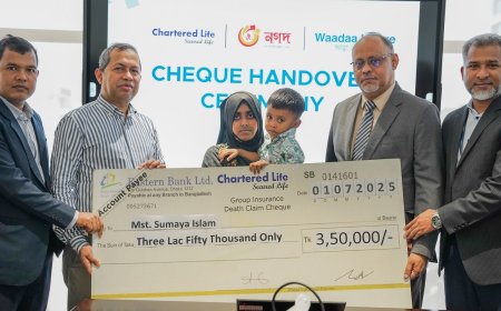 Nagad Hands Over Insurance Payout to Family of Deceased Sales Representative