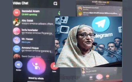 জুম বৈঠকে রাষ্ট্রদ্রোহের মামলায় অভিযুক্ত শেখ হাসিনা