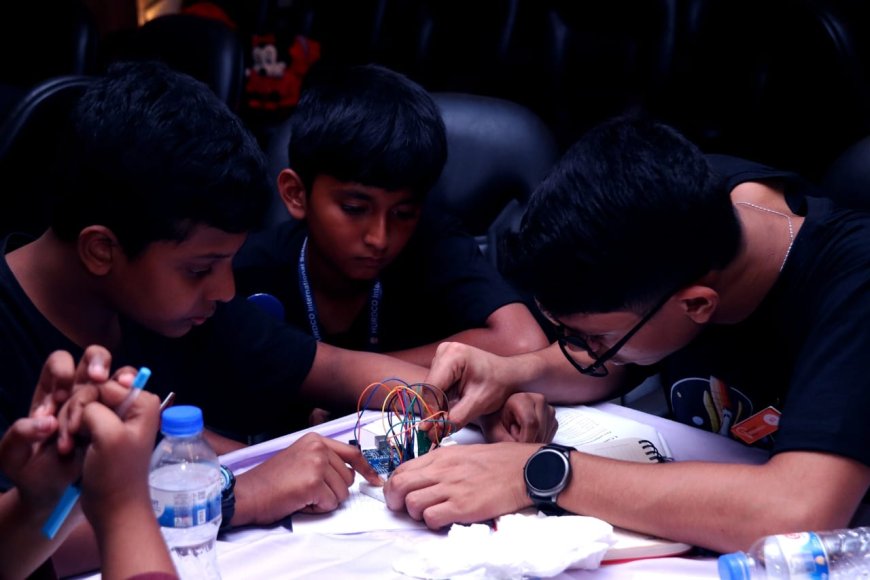 Rocketing Curiosity: Young Minds Launch Toward the Stars at BUBT Workshop