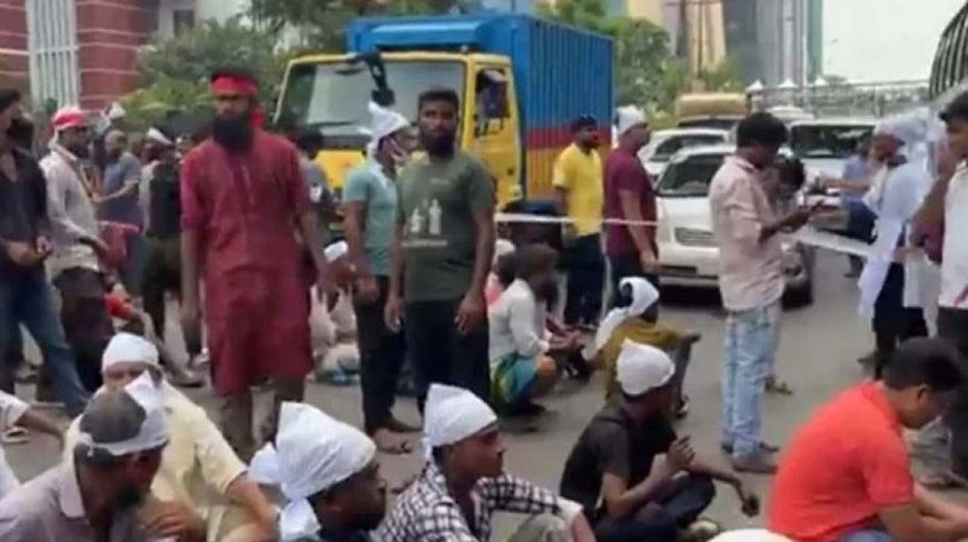 CNG Chaos: Drivers Block Banani Road Demanding Route Expansion