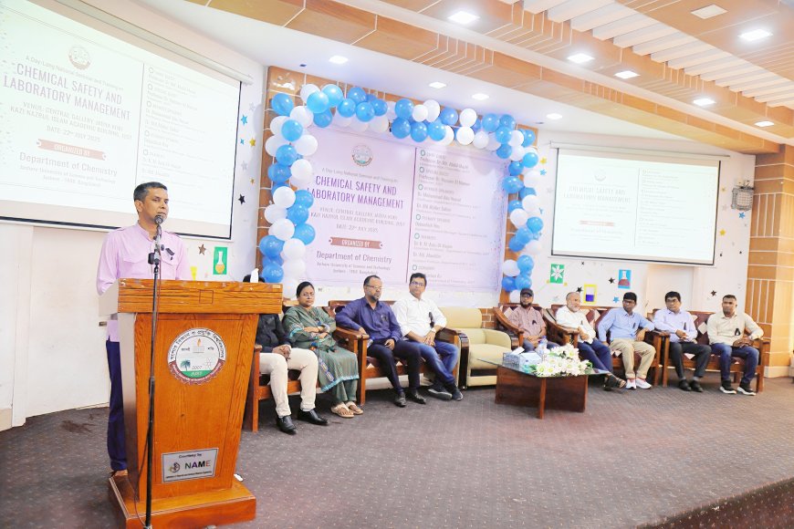 JUST Hosts National Seminar on Chemical Safety and Lab Management