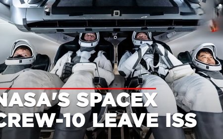 SpaceX Sojourn Ends as Station Crew Starts Return