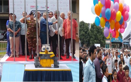 রোবট  ‘ওয়ালি’-তে শুরু বিজ্ঞান উৎসবের ঢাকা আঞ্চলিক পর্ব