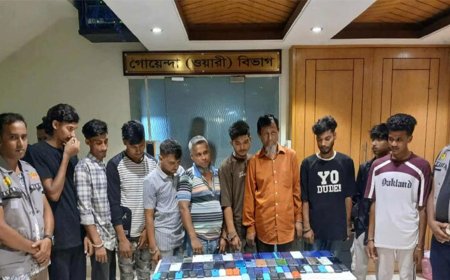 Mobile Mafia Gang Nabbed in Gulistan with Stolen Mobile Phones