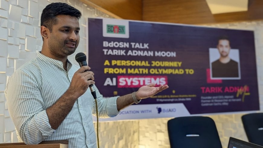 From Math to Machines: Tariq Adnan Moon Inspires Young Minds at BdOSN Talk