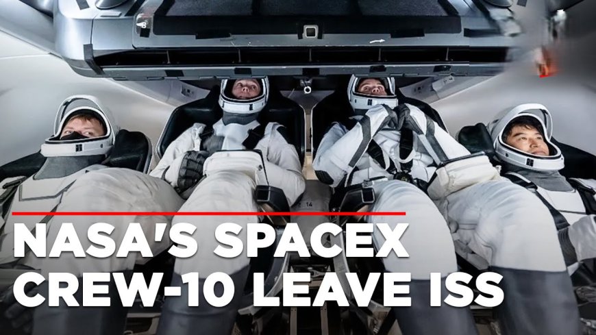 SpaceX Sojourn Ends as Station Crew Starts Return