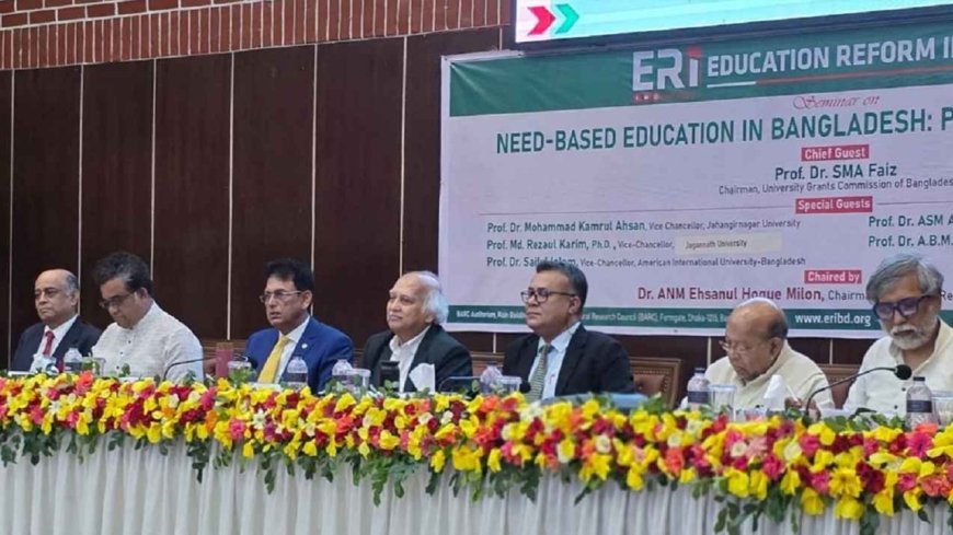 কারিগরি, প্রযুক্তিগত ও পেশাভিত্তিক শিক্ষার ওপর গুরুত্বারোপ