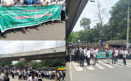 Polytechnic Pupils Protest with Plenary Programme