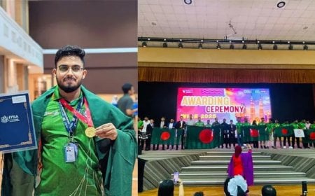 JUST Student Shines with Gold at Global Innovation Gala