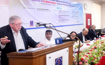 Sir Walter Bodmer Spotlights Bangladesh in Breakthrough Cancer Innovations