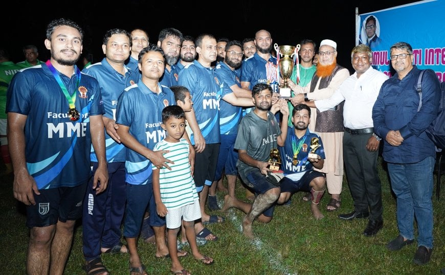 চুয়েটে ফুটবল চ্যাম্পিয়ন মেকানিক্যাল অ্যান্ড ম্যানুফ্যাকচারিং কৌশল অনুষদ