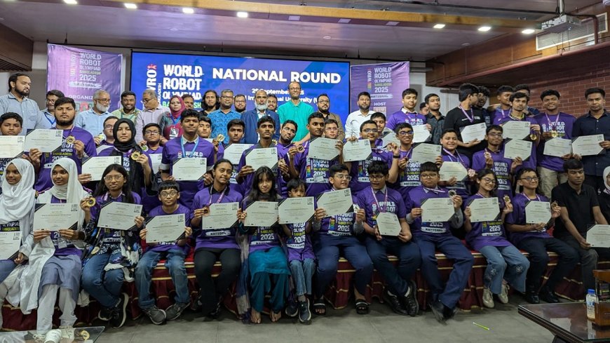 Robotics Rookies Rise in National Round of World Robot Olympiad Bangladesh (WROBD) 2025