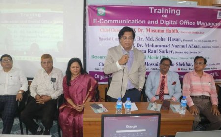 E-Communication and Digital Office Management Workshop Begins at GSTU